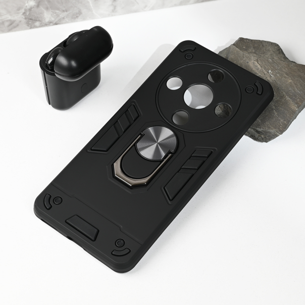 Maska za Honor Magic 6 Lite Hard Ring crna - 214704-1