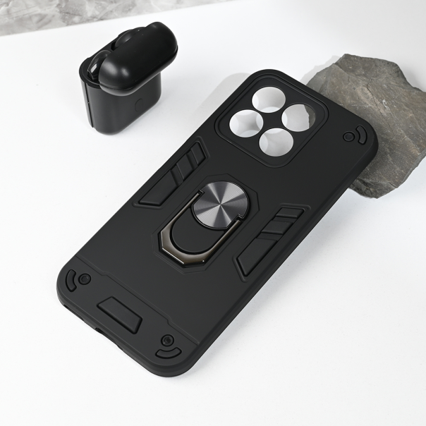 Maska za Honor x8b Hard Ring crna - 214720