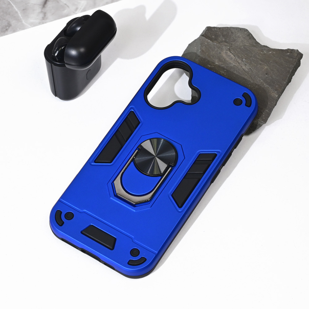 Torbica Hard Ring za iPhone 16 6.1 plava - 216570