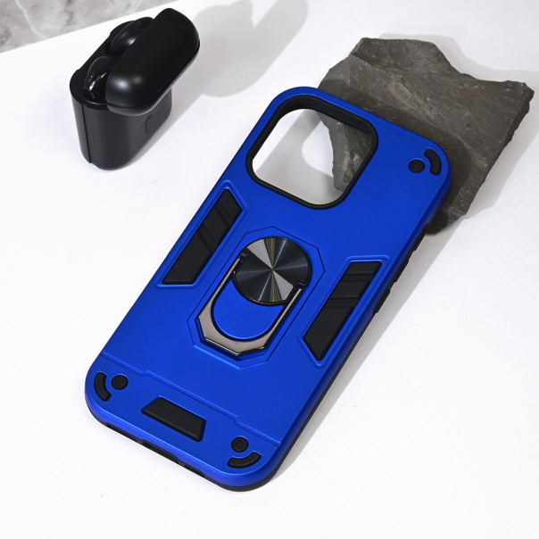 Torbica Hard Ring za iPhone 16 Pro 6.3 plava - 216574