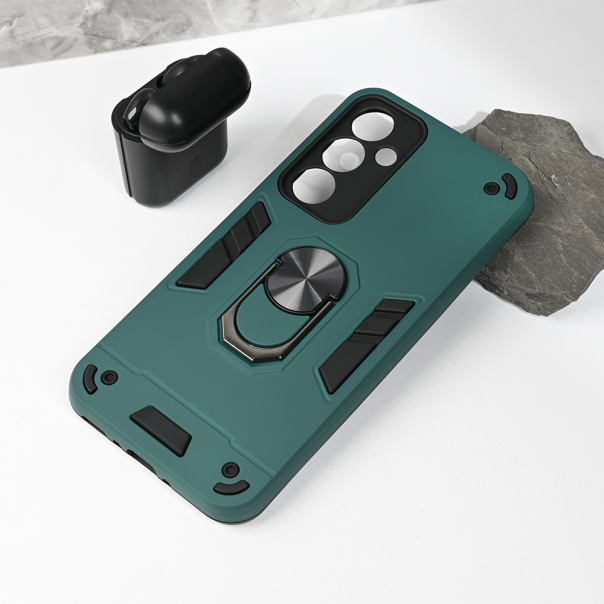 Maska za Samsung Galaxy A35 5G Hard Ring tamno zelena - 214738