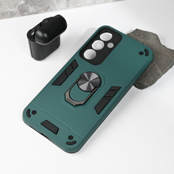 Maska za Samsung Galaxy A55 5G Hard Ring tamno zelena - 214746