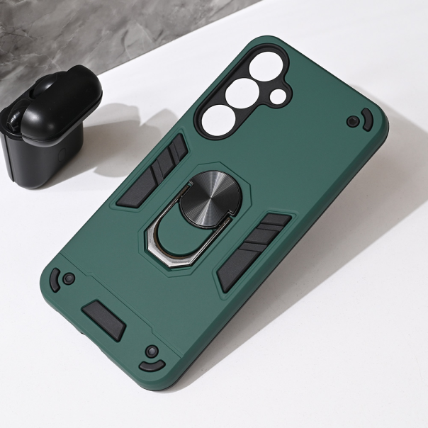 Torbica Hard Ring za Samsung S936B Galaxy S25 Plus tamno zelena - 220156