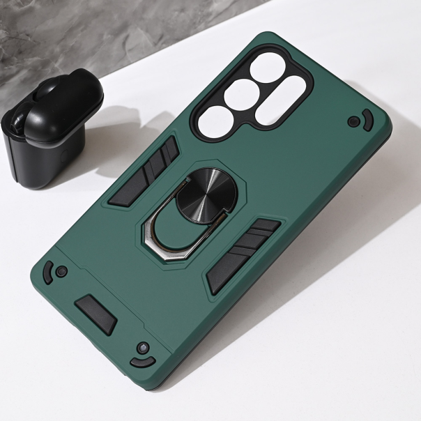 Torbica Hard Ring za Samsung S938B Galaxy S25 Ultra tamno zelena - 220159