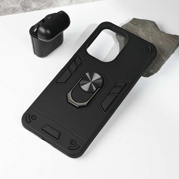 Maska za Xiaomi Redmi 13C Hard Ring crna - 214752