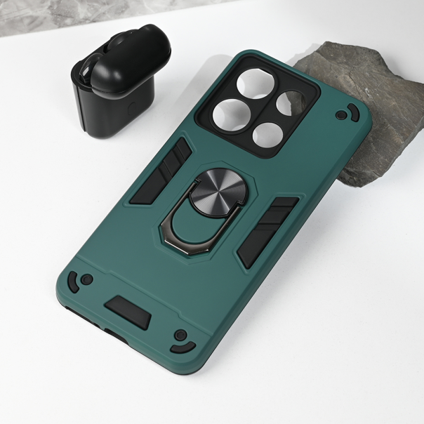 Torbica Hard Ring za Xiaomi Redmi Note 13 4G (EU) tamno zelena - 214762