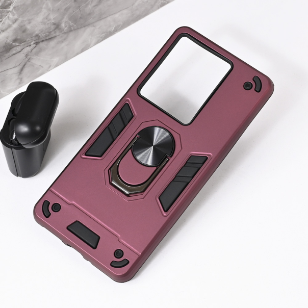 Maska za Xiaomi Redmi Note 14s Hard Ring bordo - 221993