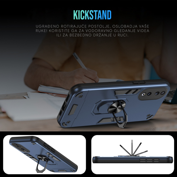 Torbica Hard Ring za Xiaomi Redmi Note 14s plava - 221995