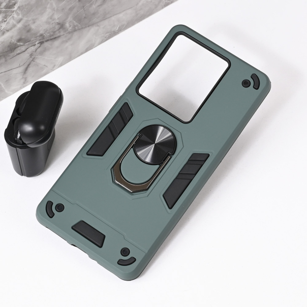 Torbica Hard Ring za Xiaomi Redmi Note 14s tamno zelena - 221997