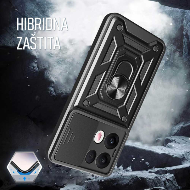 Maska za Honor Magic 7 Lite Hard Shield tamno zelena - 221287