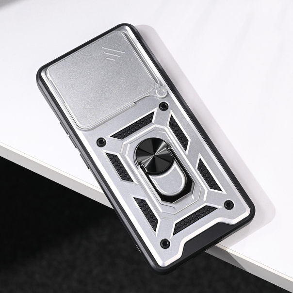 Maska za Xiaomi Redmi Note 14 4G (SRB) Hard Shield srebrna - 221295