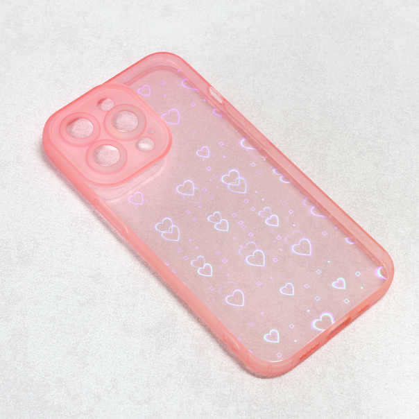 Torbica Heart Color IMD za iPhone 13 Pro 6.1 roze - 200903-1