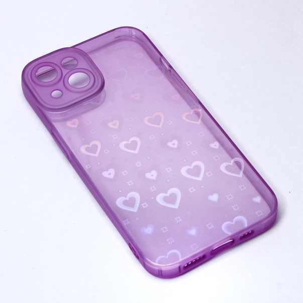 Torbica Heart Color IMD za iPhone 14 6.1 ljubicasta - 203780