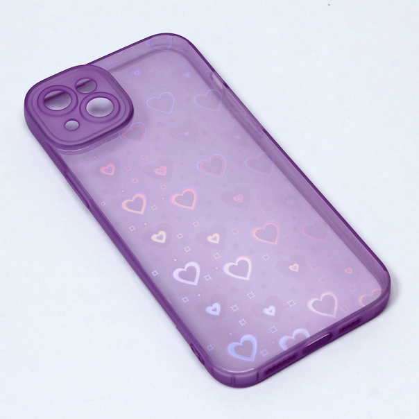 Torbica Heart Color IMD za iPhone 14 Plus 6.7 ljubicasta - 203781-1