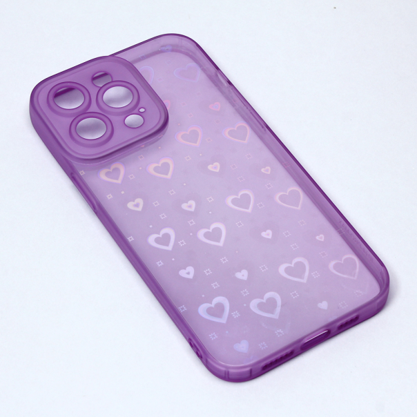 Torbica Heart Color IMD za iPhone 14 Pro Max 6.7 ljubicasta - 203715
