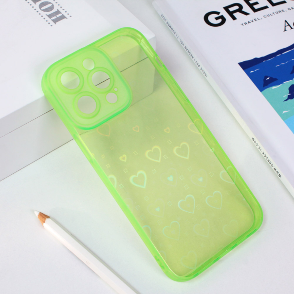 Torbica Heart Color IMD za iPhone 14 Pro Max 6.7 svetlo zelena - 206224