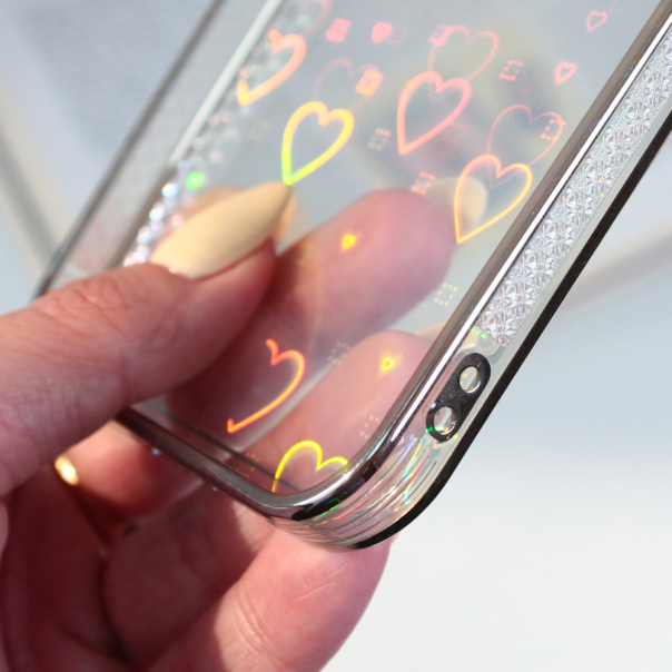 Torbica Heart IMD za iPhone 14 Plus 6.7 srebrna - 204412