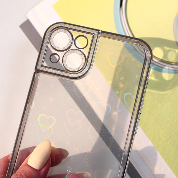 Torbica Heart IMD za iPhone 14 Plus 6.7 srebrna - 204412