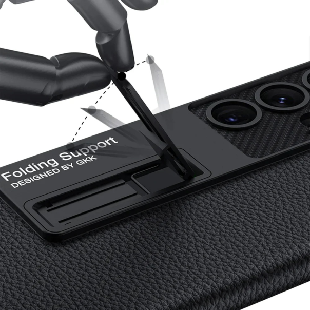 Maska za Samsung Galaxy S24 Ultra Holster Carbon crna - 214509