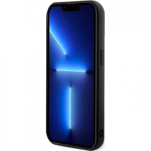 Maska za iPhone 15 Pro 6.1 Karl Lagerfeld Hc 3D Logo Glitter crna (KLHCP15L3DMBKCK) - 210406