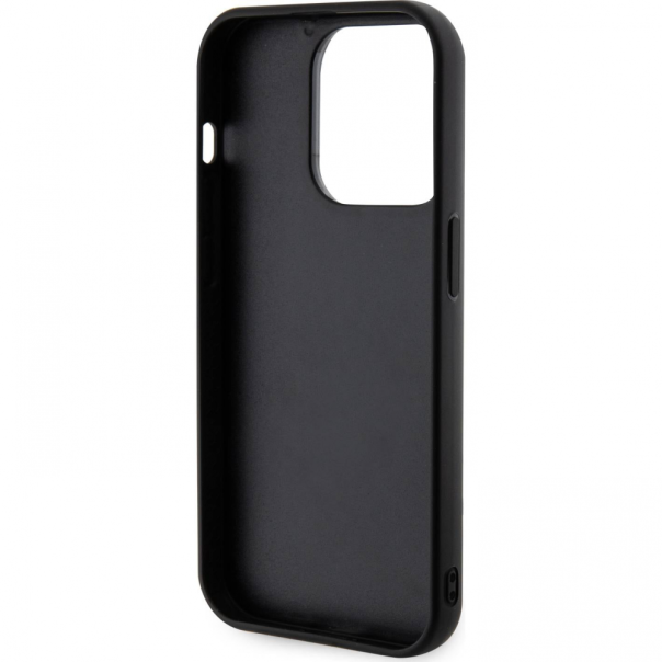 Maska za iPhone 15 Pro 6.1 Karl Lagerfeld Hc 3D Logo Glitter crna (KLHCP15L3DMBKCK) - 210406