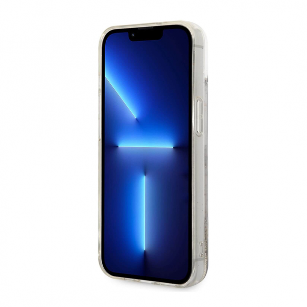 Maska za iPhone 14 6.1 Karl Lagerfeld Hc Liquid Glitter Choupette zlatna (KLHCP14SGCFD) - 205307