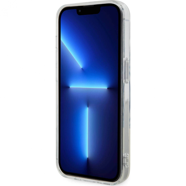 Maska za iPhone 15 Pro 6.1 transparent (KLHMP15LHFCKNOT) Karl Lagerfeld Hc Magsafe IML Ikonik - 210411