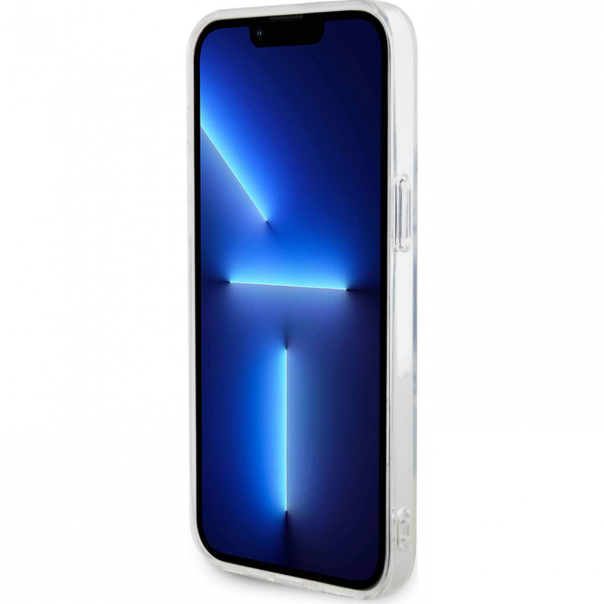 Maska za iPhone 15 Pro Max 6.7 transparent (KLHMP15XHFCKNOT) Karl Lagerfeld Hc Magsafe IML Ikonik - 210412