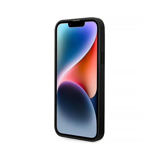 Maska za iPhone 14 6.1 Karl Lagerfeld Hc Monogram stripe siva (KLHCP14SPGKLSKG) - 205301