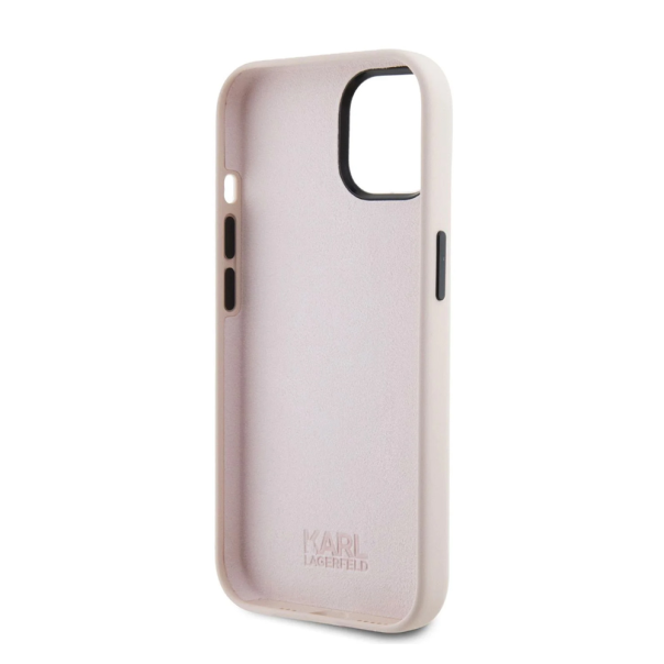 Torbica Karl Lagerfeld Hc Silicone NFT Ikonik za iPhone 15 6.1 roze (KLHCP15SSNIKBCP) - 211143