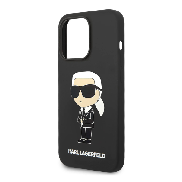 Torbica Karl Lagerfeld Hc Silicone NFT Ikonik za iPhone 15 Pro Max 6.7 crna (KLHCP15XSNIKBCK) - 211142
