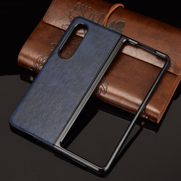 Maska za Samsung Galaxy Z Fold 4 5G Leather plava - 205216-1