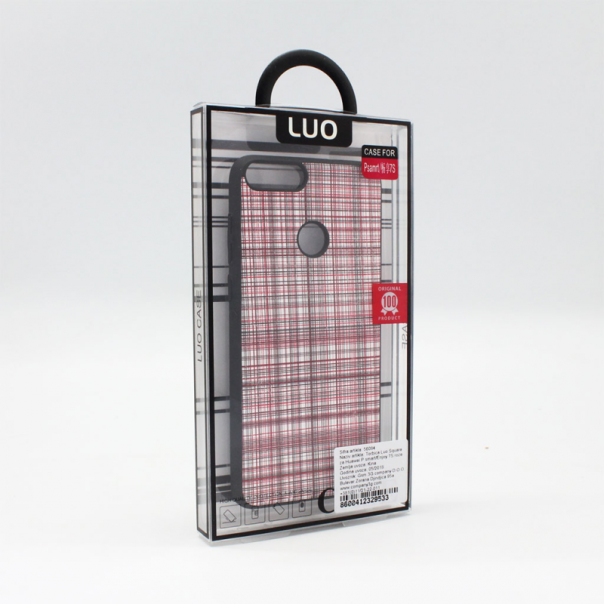 Torbica Luo Square za Huawei P smart/Enjoy 7S roze - 56084