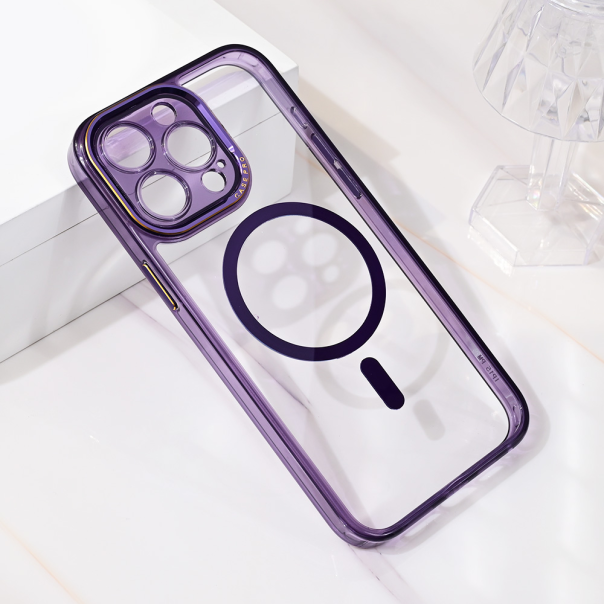 Maska za iPhone 15 Pro Max 6.7 Magsafe Camera Color ljubičasta - 216410