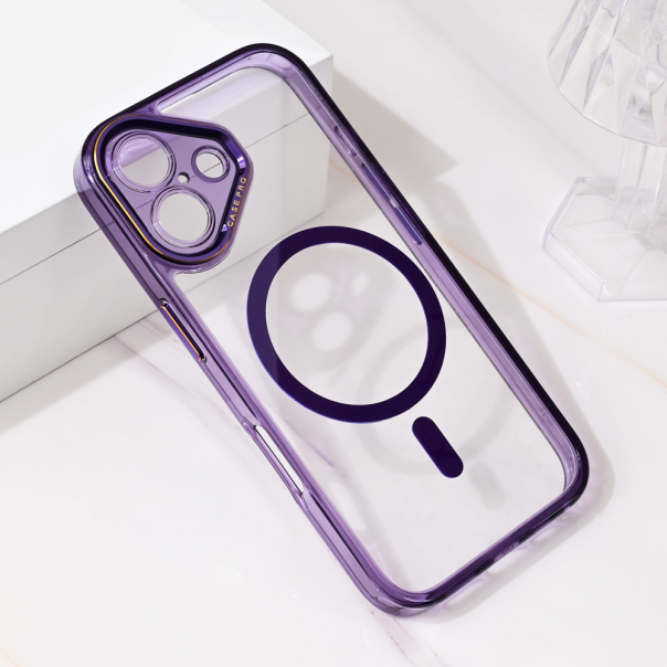 Maska za iPhone 16 6.1 Magsafe Camera Color ljubičasta - 216413