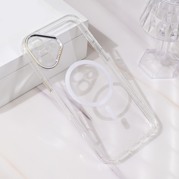 Maska za iPhone 16 Plus 6.7 transaprent Magsafe Camera Color - 216417