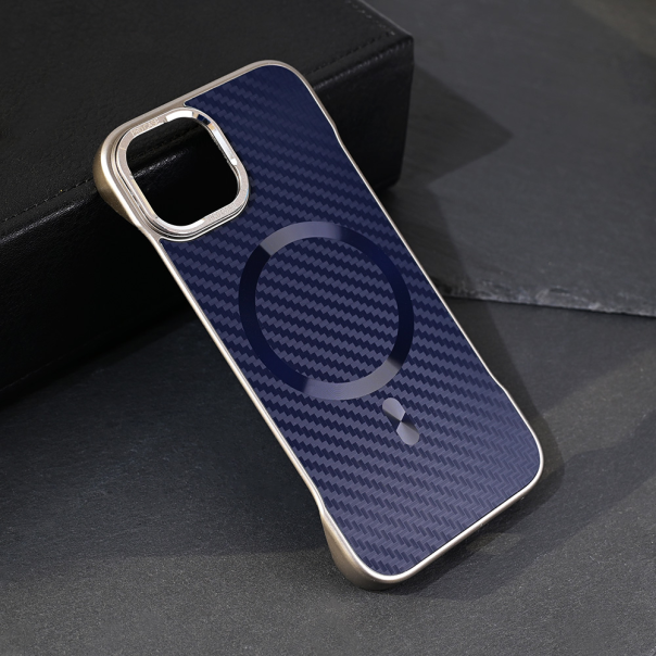 Torbica Magsafe Carbon za iPhone 13 6.1 plava - 218992