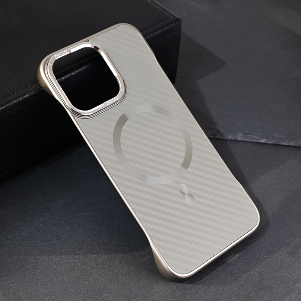 Torbica Magsafe Carbon za iPhone 15 Pro Max 6.7 siva - 219006