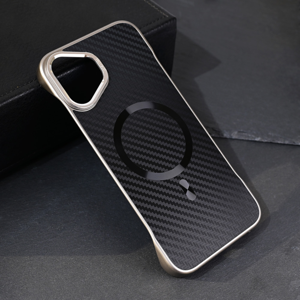 Torbica Magsafe Carbon za iPhone 16 Plus 6.7 crna - 219020