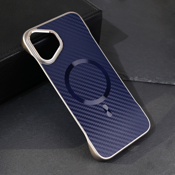 Torbica Magsafe Carbon za iPhone 16 Plus 6.7 plava - 219022