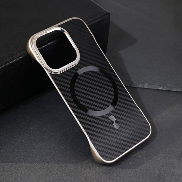 Torbica Magsafe Carbon za iPhone 16 Pro 6.3 crna - 219015