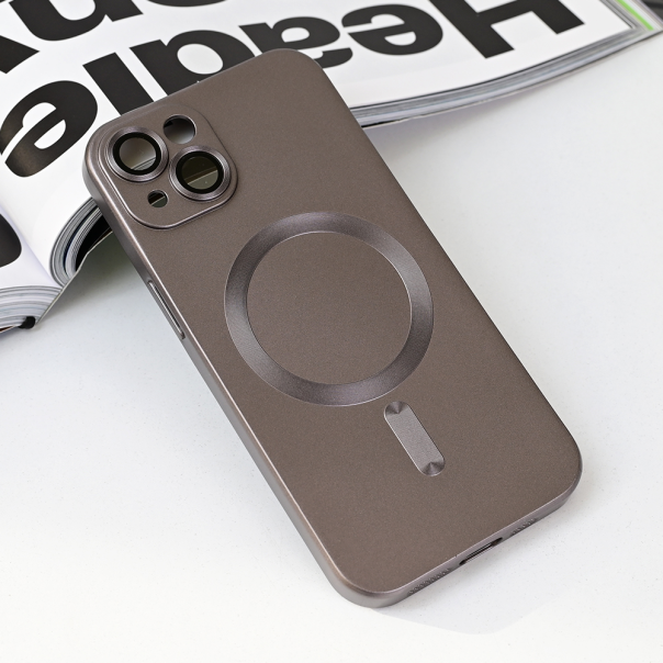 Torbica Magsafe Chrome za iPhone 13 6.1 siva - 218646