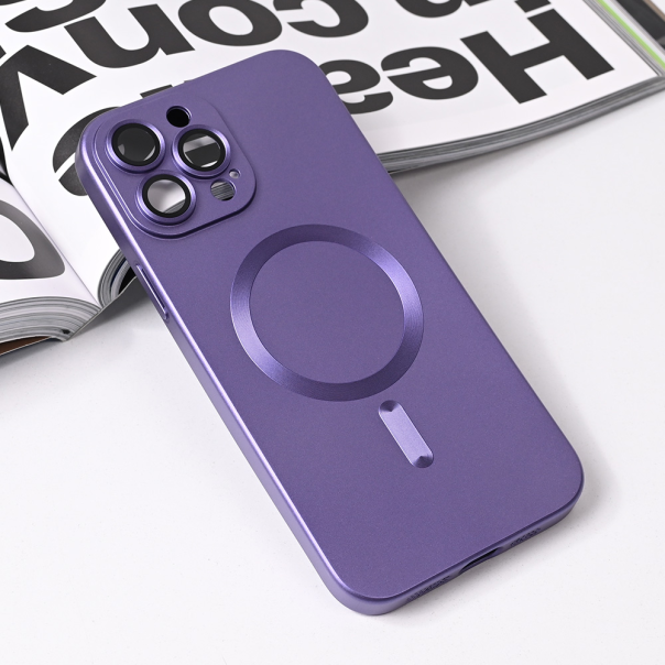 Torbica Magsafe Chrome za iPhone 13 Pro Max 6.7 ljubicasta - 219975