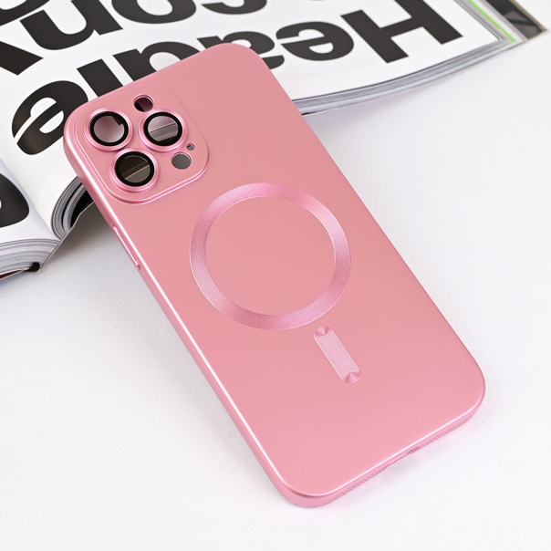 Torbica Magsafe Chrome za iPhone 13 Pro Max 6.7 roze - 218659-1