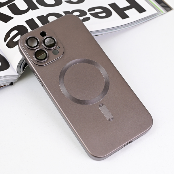 Torbica Magsafe Chrome za iPhone 13 Pro Max 6.7 siva - 218656