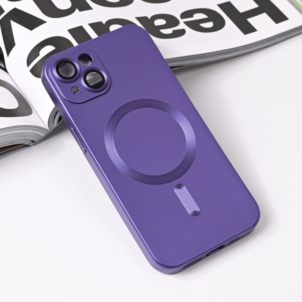 Torbica Magsafe Chrome za iPhone 14 6.1 ljubicasta - 219977