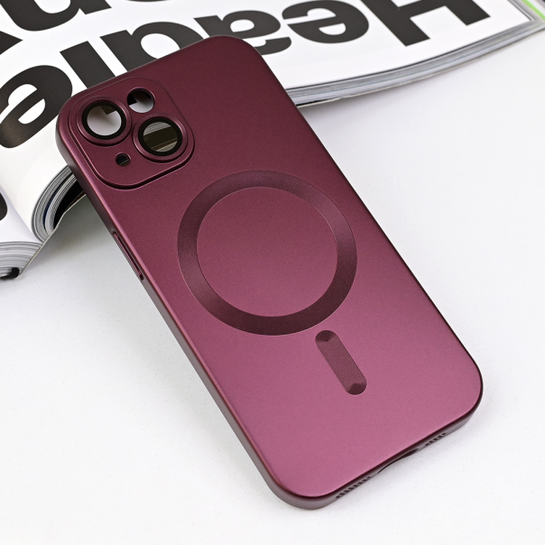 Torbica Magsafe Chrome za iPhone 15 6.1 bordo - 218667