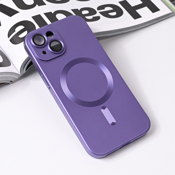 Torbica Magsafe Chrome za iPhone 15 6.1 ljubicasta - 219979