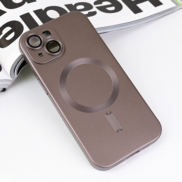 Torbica Magsafe Chrome za iPhone 15 6.1 siva - 218666