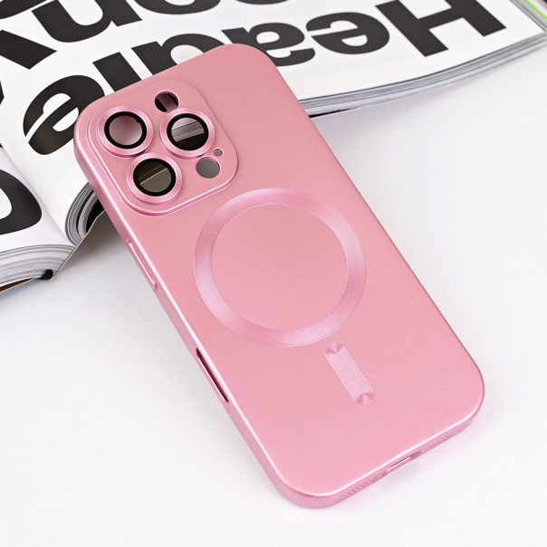 Torbica Magsafe Chrome za iPhone 16 Pro 6.3 roze - 218681
